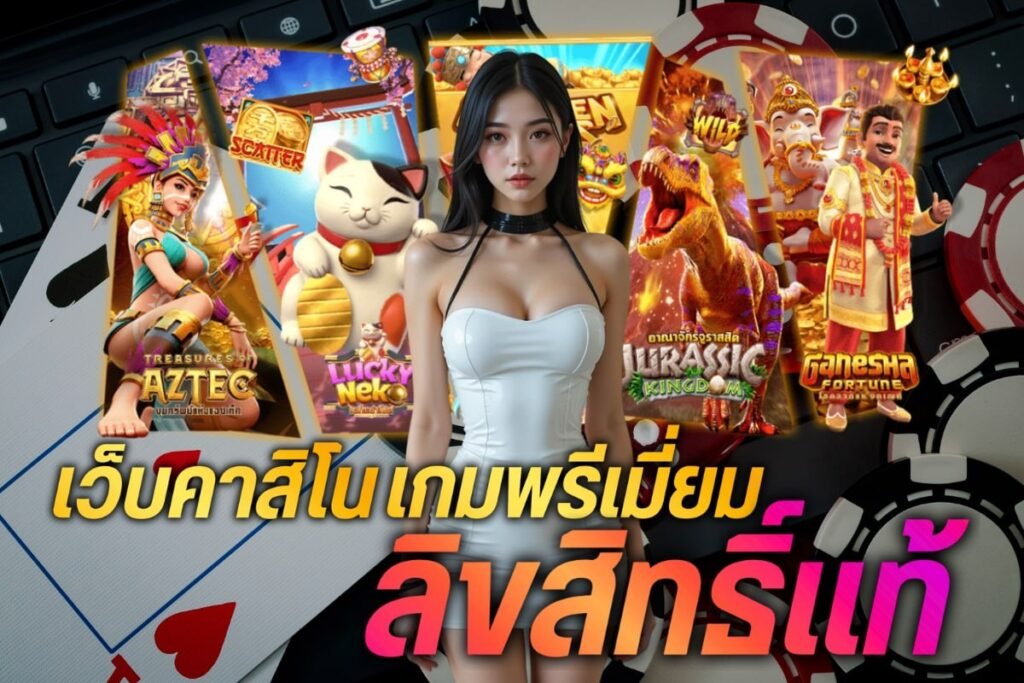 เว็บคาสิโน เกมพรีเมี่ยม ลิขสิทธิ์แท้
