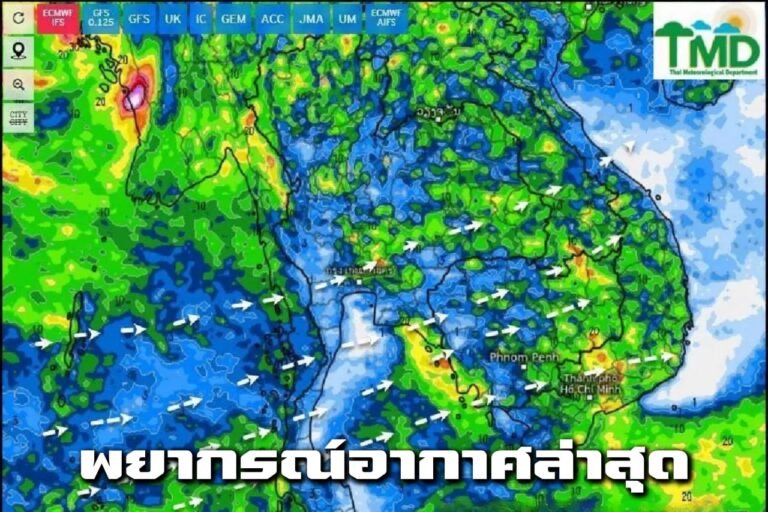 พยากรณ์อากาศล่าสุด