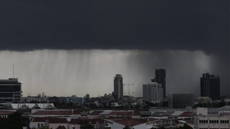 กรมอุตุนิยมวิทยาเตือน ฉบับ 5 ฝนตกหนักมาก ชื่อจังหวัดได้รับผลกระทบ